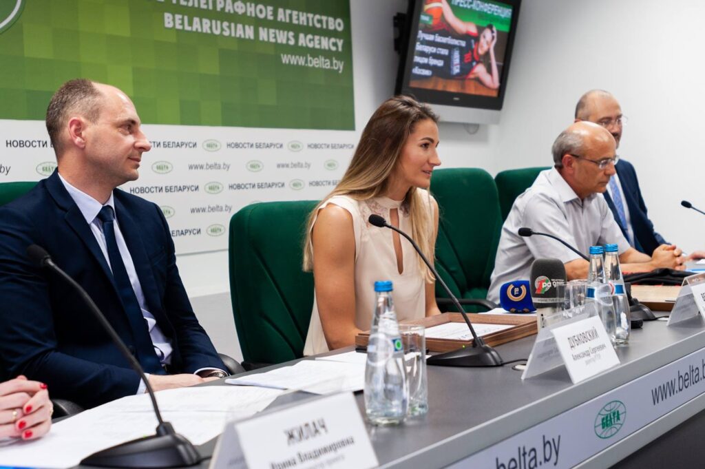 Anastasiya Verameyenka, a famous Belarusian basketball player, has become the Coswick brand ambassador